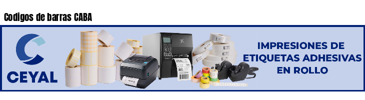 Codigos de barras CABA 