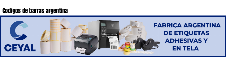 Codigos de barras argentina 