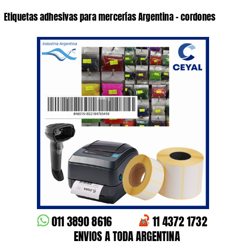 Etiquetas adhesivas para mercerías Argentina – cordones