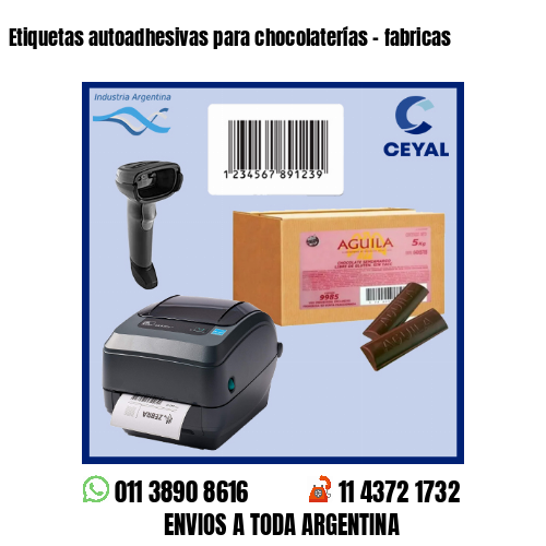 Etiquetas autoadhesivas para chocolaterías – fabricas