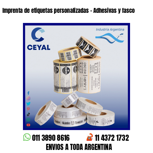 Imprenta de etiquetas personalizadas – Adhesivas y fasco