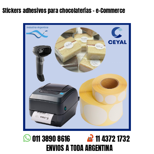 Stickers adhesivos para chocolaterías – e-Commerce