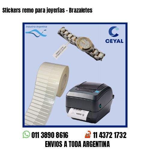 Stickers remo para joyerías – Brazaletes