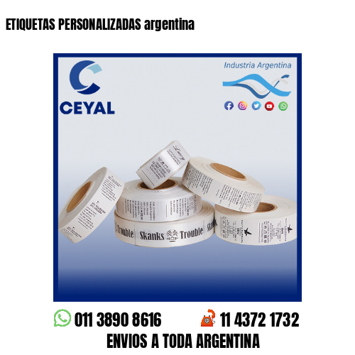 ETIQUETAS PERSONALIZADAS argentina