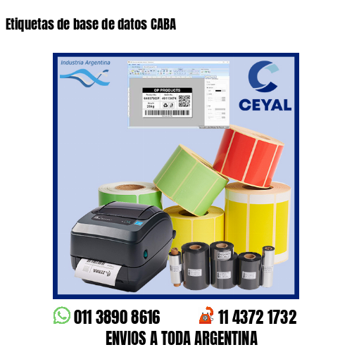 Etiquetas de base de datos CABA