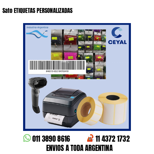 Sato ETIQUETAS PERSONALIZADAS