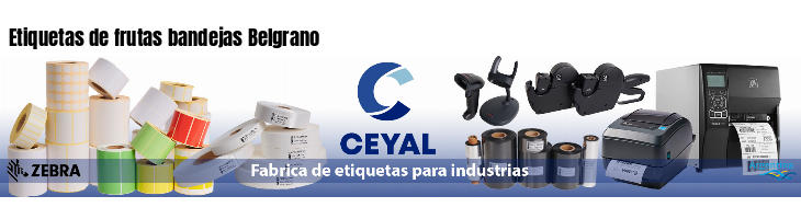 Etiquetas de frutas bandejas Belgrano