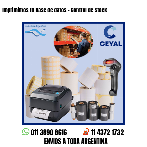 Imprimimos tu base de datos – Control de stock