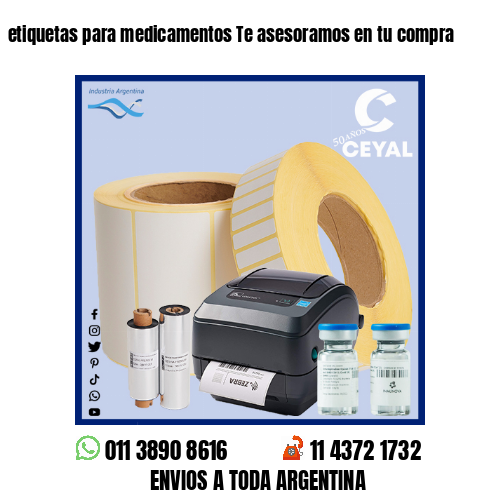 etiquetas para medicamentos Te asesoramos en tu compra