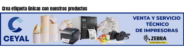 Crea etiqueta únicas con nuestros productos