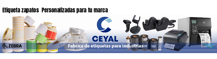 Etiqueta zapatos Personalizadas para tu marca