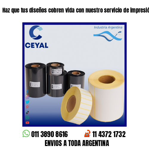 Haz que tus diseños cobren vida con nuestro servicio de impresión – Argentina