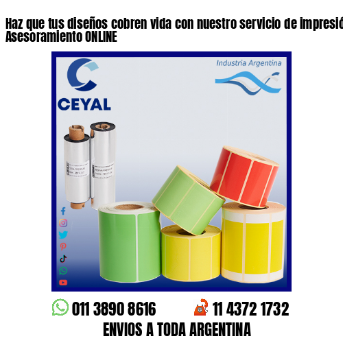 Haz que tus diseños cobren vida con nuestro servicio de impresión – Asesoramiento ONLINE