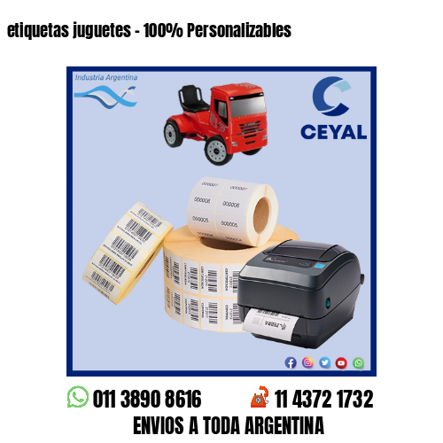 etiquetas juguetes – 100% Personalizables