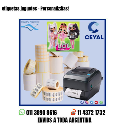 etiquetas juguetes – Personalizálas!