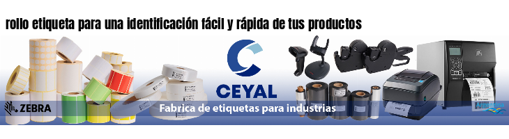 rollo etiqueta para una identificación fácil y rápida de tus productos