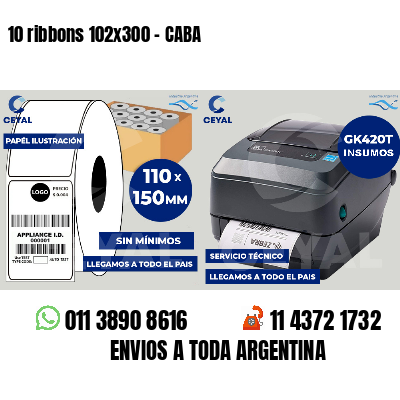 10 ribbons 102x300 - CABA