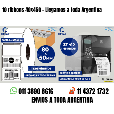 10 ribbons 40x450 - Llegamos a toda Argentina
