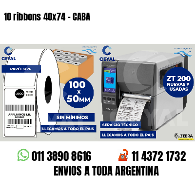 10 ribbons 40x74 - CABA