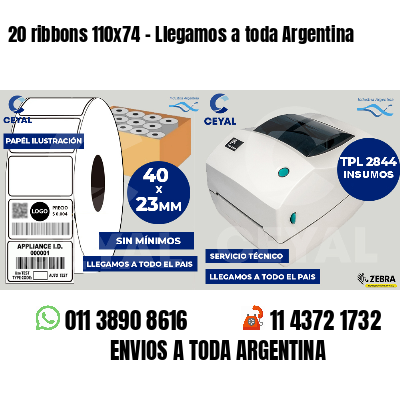 20 ribbons 110x74 - Llegamos a toda Argentina