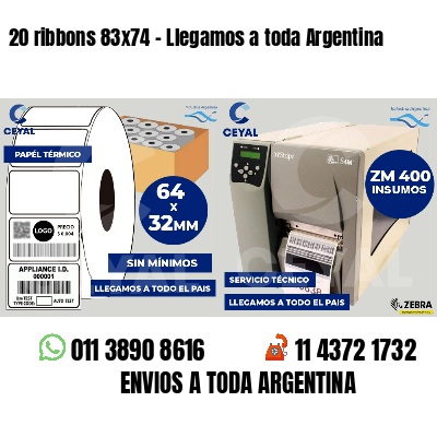 20 ribbons 83x74 - Llegamos a toda Argentina