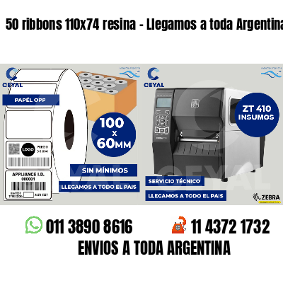 50 ribbons 110x74 resina - Llegamos a toda Argentina