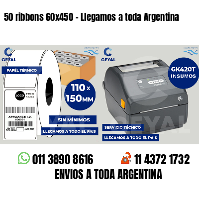 50 ribbons 60x450 - Llegamos a toda Argentina