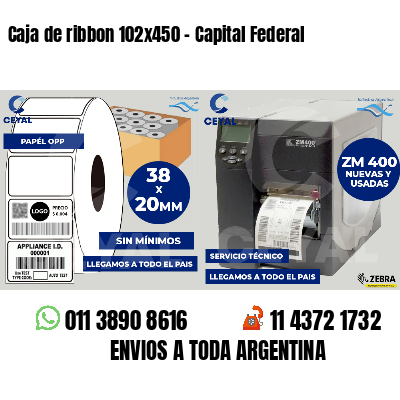 Caja de ribbon 102x450 - Capital Federal
