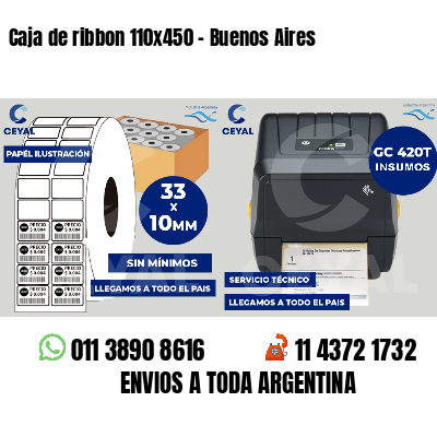 Caja de ribbon 110x450 - Buenos Aires