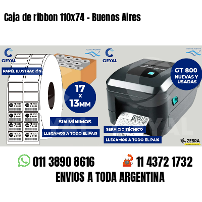 Caja de ribbon 110x74 - Buenos Aires