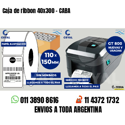 Caja de ribbon 40x300 - CABA