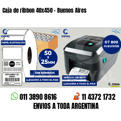Caja de ribbon 40x450 - Buenos Aires