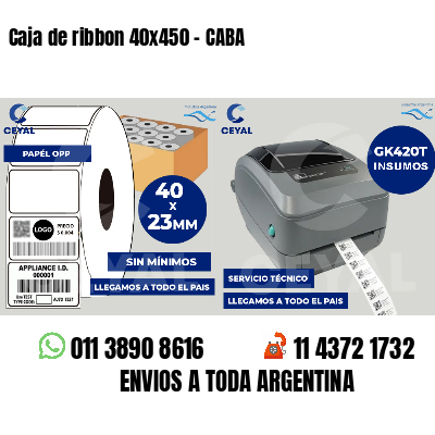 Caja de ribbon 40x450 - CABA