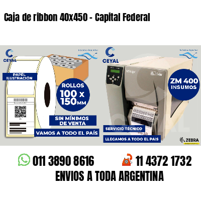 Caja de ribbon 40x450 - Capital Federal