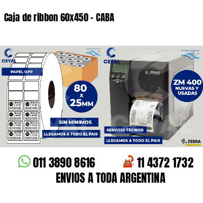 Caja de ribbon 60x450 - CABA
