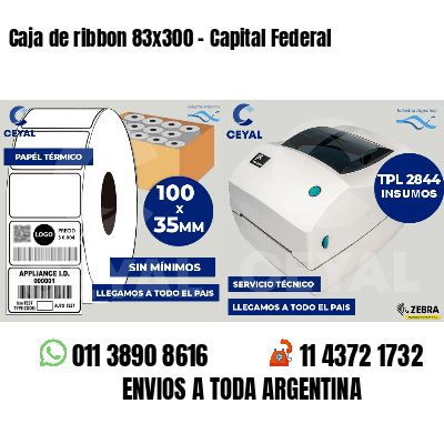 Caja de ribbon 83x300 - Capital Federal