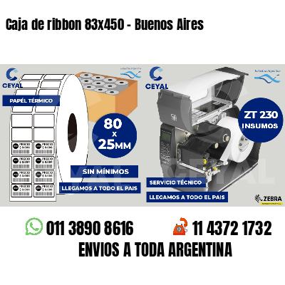 Caja de ribbon 83x450 - Buenos Aires