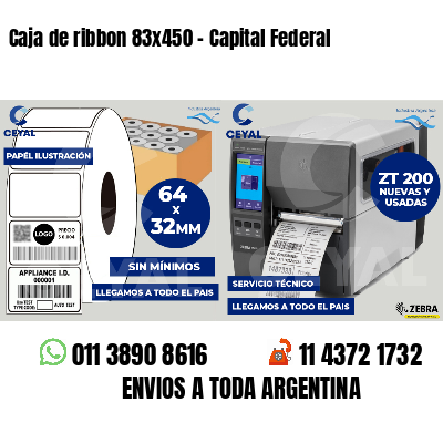 Caja de ribbon 83x450 - Capital Federal
