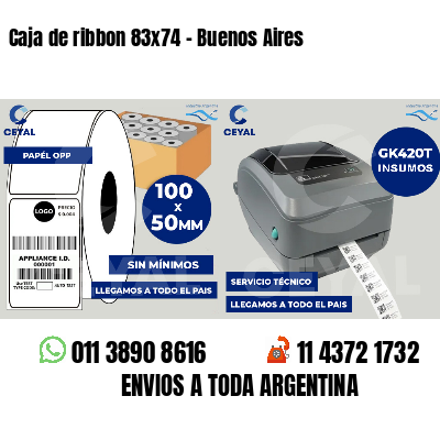 Caja de ribbon 83x74 - Buenos Aires