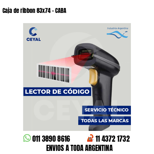 Caja de ribbon 83x74 - CABA