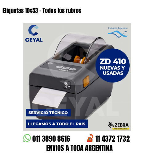 Etiquetas 10×53 – Todos los rubros