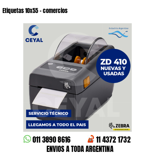 Etiquetas 10×55 – comercios