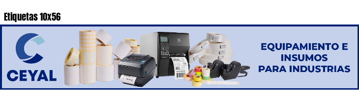 Etiquetas 10x56