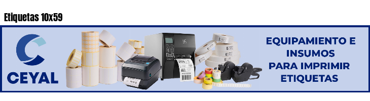 Etiquetas 10x59