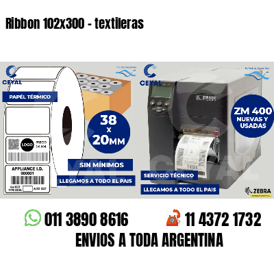 Ribbon 102x300 - textileras