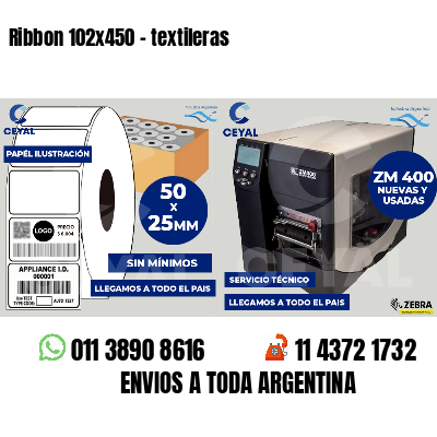 Ribbon 102x450 - textileras