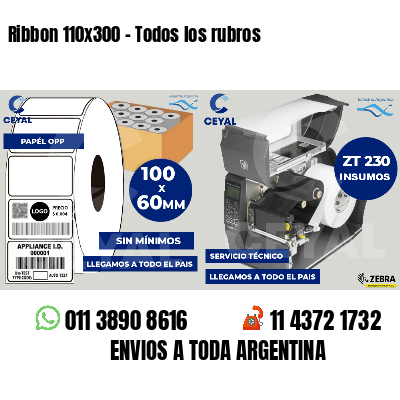 Ribbon 110x300 - Todos los rubros