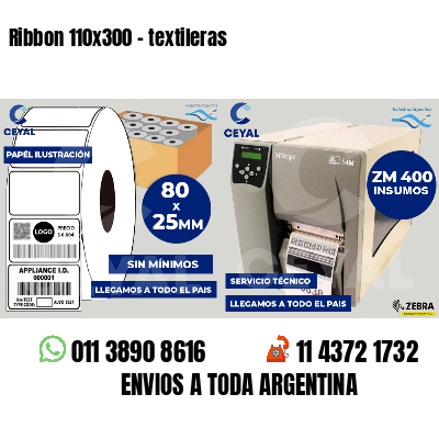 Ribbon 110x300 - textileras