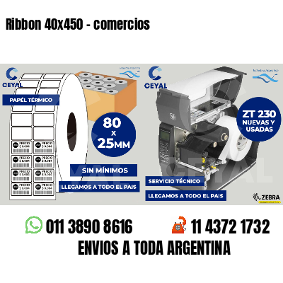 Ribbon 40x450 - comercios
