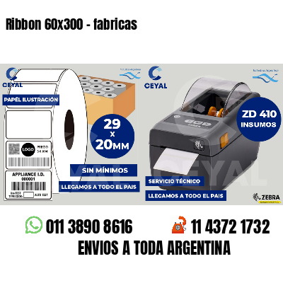 Ribbon 60x300 - fabricas